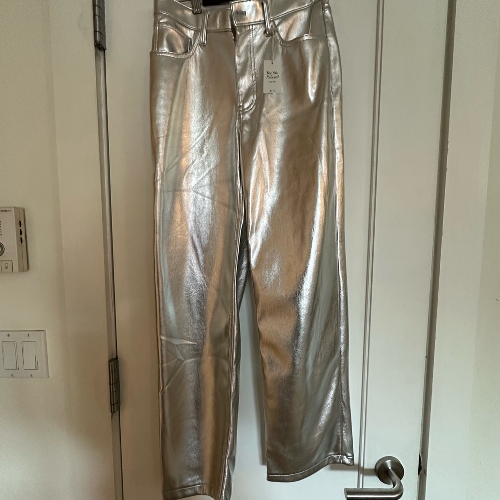 Silver Abercrombie 90s jeans